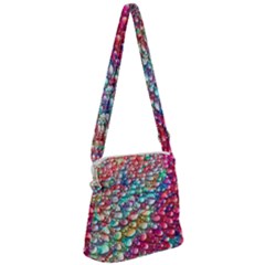 Rainbow Support Group  Zipper Messenger Bag by ScottFreeArt