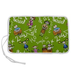 Seamless Pattern With Kids Pen Storage Case (m) by Amaryn4rt