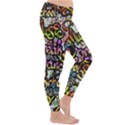 Graffiti Word Seamless Pattern Classic Winter Leggings View3