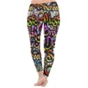 Graffiti Word Seamless Pattern Classic Winter Leggings View4