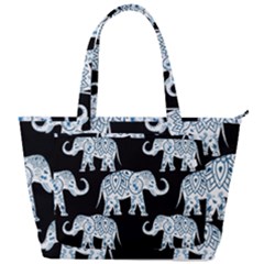 Elephant-pattern-background Back Pocket Shoulder Bag  by Sobalvarro