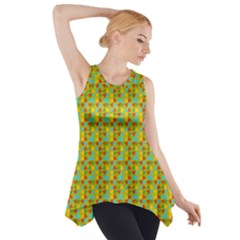 Lemon And Yellow Side Drop Tank Tunic by Sparkle