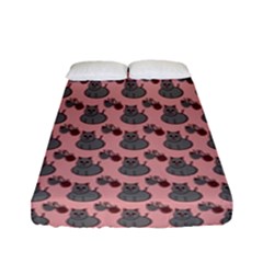 Cats Fitted Sheet (full/ Double Size) by Sparkle