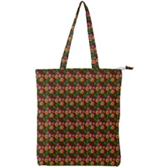 Floral Double Zip Up Tote Bag by Sparkle