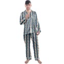 Geometry Colors Men s Long Sleeve Satin Pyjamas Set View1