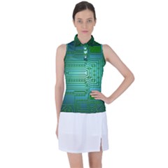 Cross Crossing Crosswalk Line Walk Women s Sleeveless Polo Tee by HermanTelo