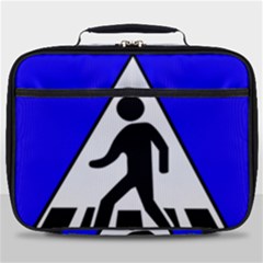 Cross Crossing Crosswalk Line Walk Full Print Lunch Bag by HermanTelo