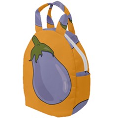 Eggplant Fresh Health Travel Backpacks by Mariart