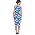 Colored Abstract Print1 Classic Sleeveless Midi Dress View2