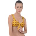 Digital Illusion Front Tie Bikini Top View1