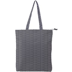 Black And White Triangles Double Zip Up Tote Bag by Sparkle