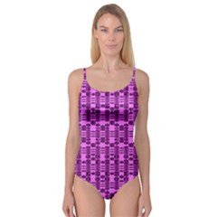 Digital Violet Camisole Leotard  by Sparkle