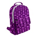 Digital Violet Flap Pocket Backpack (Small) View2