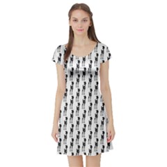 Deerlife Short Sleeve Skater Dress by Sparkle