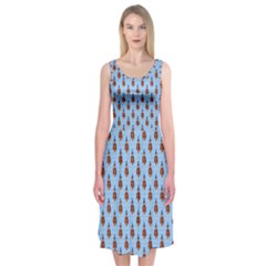 Rain Turkey Midi Sleeveless Dress by Sparkle