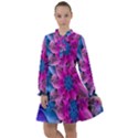 Fractal Flower All Frills Chiffon Dress View1