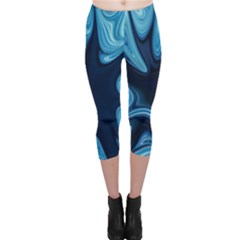 Sea Wrap Capri Leggings  by Sparkle