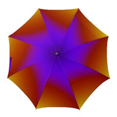 Violet Orange Golf Umbrellas by Sparkle