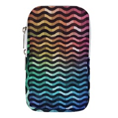 Digital Waves Waist Pouch (small) by Sparkle