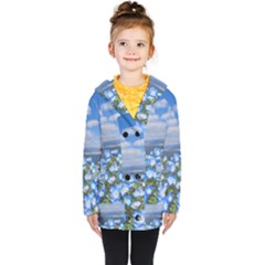 Floral Nature Kids  Double Breasted Button Coat by Sparkle