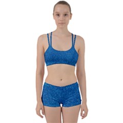 Blue Sparkles Perfect Fit Gym Set by ElenaIndolfiStyle