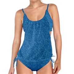 Blue Sparkles Tankini Set by ElenaIndolfiStyle