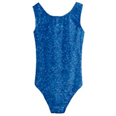 Blue Sparkles Kids  Cut-out Back One Piece Swimsuit by ElenaIndolfiStyle