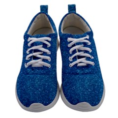 Blue Sparkles Athletic Shoes by ElenaIndolfiStyle