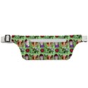 Purple Glasses Girl Pattern Green Active Waist Bag View1