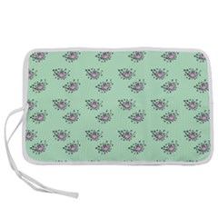 Zodiac Bat Pink Mint Pen Storage Case (l) by snowwhitegirl