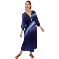 Light Fleeting Man s Sky Magic Grecian Style  Maxi Dress by Mariart