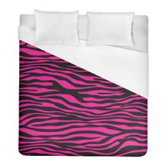 Pink Zebra Duvet Cover (full/ Double Size) by Angelandspot