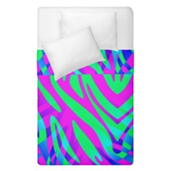 Wild And Crazy Zebra Duvet Cover Double Side (single Size) by Angelandspot