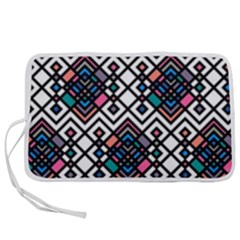 Boho Geometric Pen Storage Case (m) by tmsartbazaar