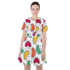 Geometric Fruity Sailor Dress by tmsartbazaar