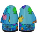 Fractal Art School Of Fishes Women s Chunky Heel Loafers View4