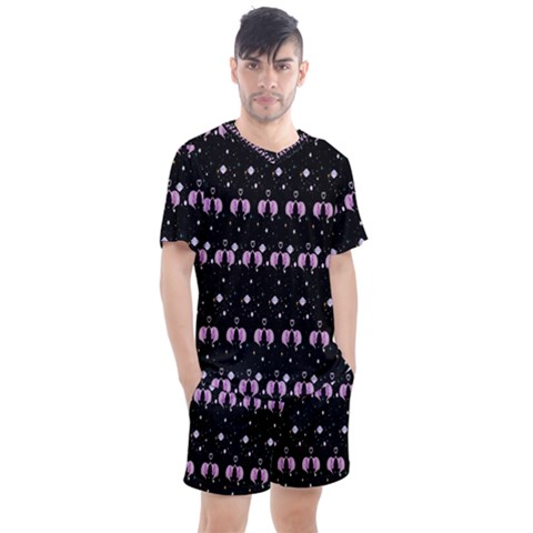 Galaxy Unicorns Men s Mesh Tee And Shorts Set by Sparkle