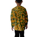 Green and Orange Camouflage Pattern Kids  Hooded Windbreaker View2