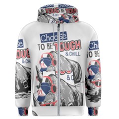 Choose To Be Tough & Chill Men s Zipper Hoodie by Bigfootshirtshop