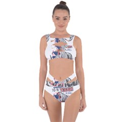 Choose To Be Tough & Chill Bandaged Up Bikini Set  by Bigfootshirtshop