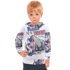 Choose To Be Tough & Chill Kids  Hooded Pullover by Bigfootshirtshop