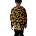 Black Yellow Brown Camouflage Pattern Kids  Hooded Windbreaker View2