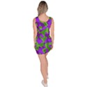 Purple and Green Camouflage Bodycon Dress View4