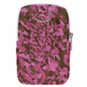 Pink and Brown Camouflage Belt Pouch Bag (Large) View2