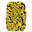 Black and Yellow Camouflage Pattern Belt Pouch Bag (Large) View2