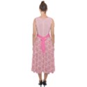 Cat With Violin Midi Tie-Back Chiffon Dress View2