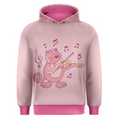 Cat With Violin Men s Overhead Hoodie by sifis