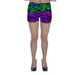 Colorful Zebra Skinny Shorts by Angelandspot