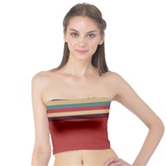 Retro Aesthetic Tube Top by tmsartbazaar