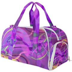 Infinity Painting Purple Burner Gym Duffel Bag by DinkovaArt